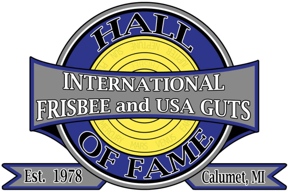 International Frisbee and USA Guts Hall of Fame Logo